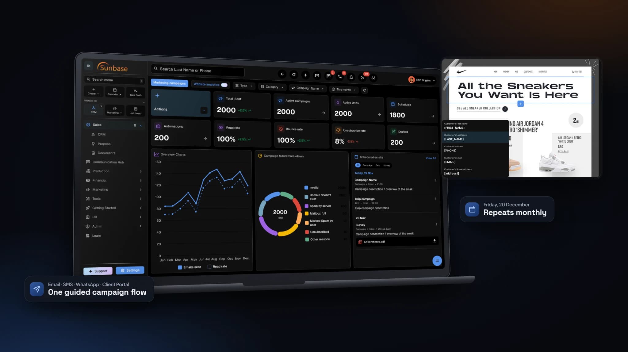 Marketing Hub product preview