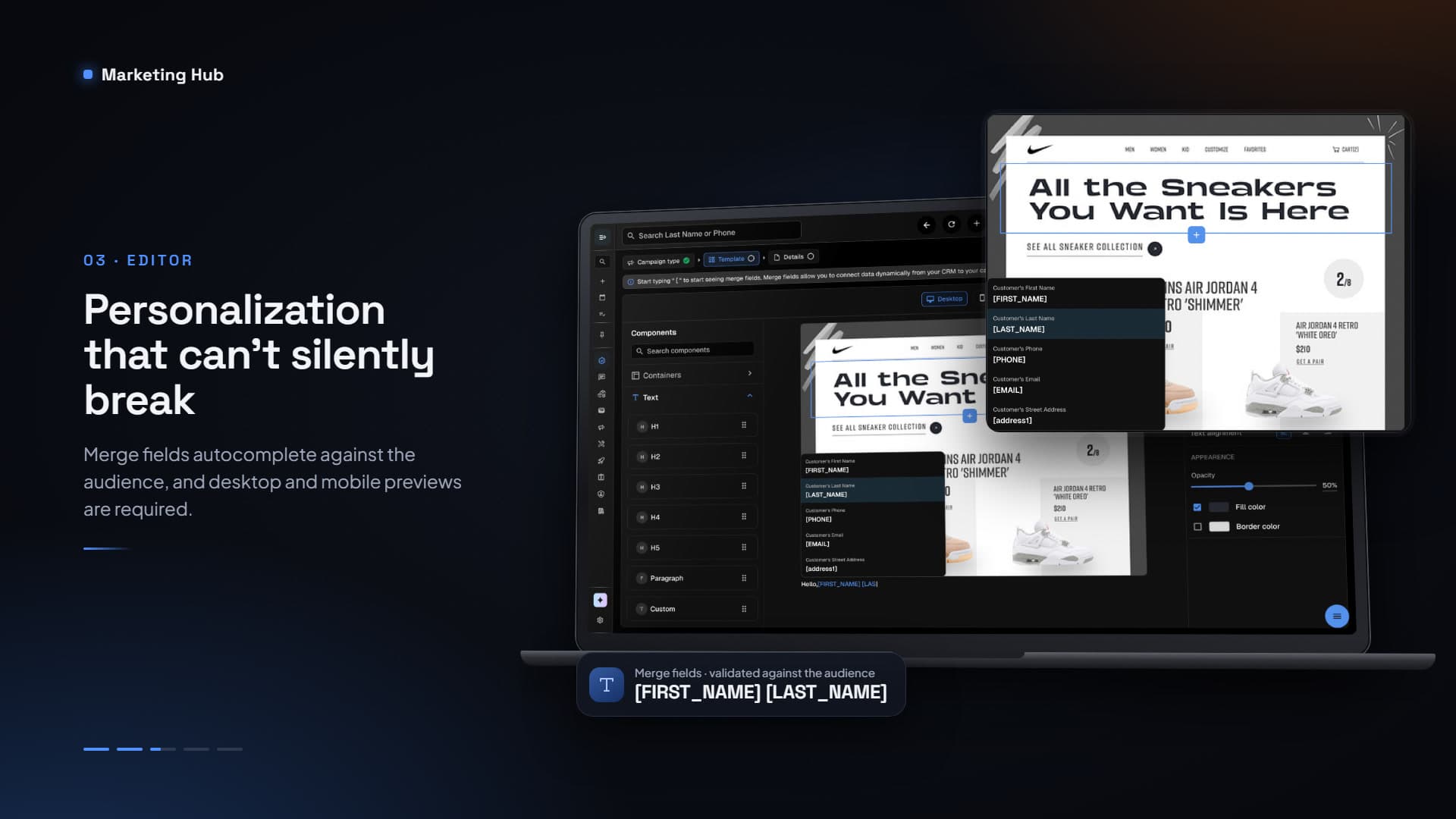 Marketing Hub product demo